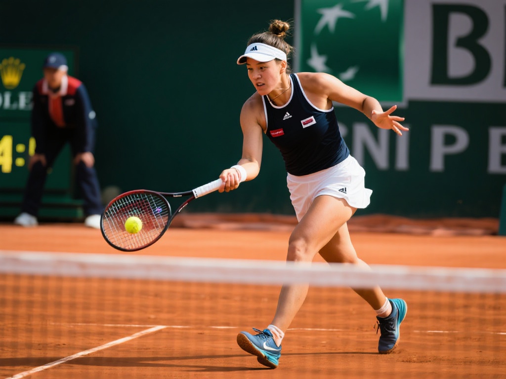 首盘失利后快速调整
比赛第一盘，梅尔滕